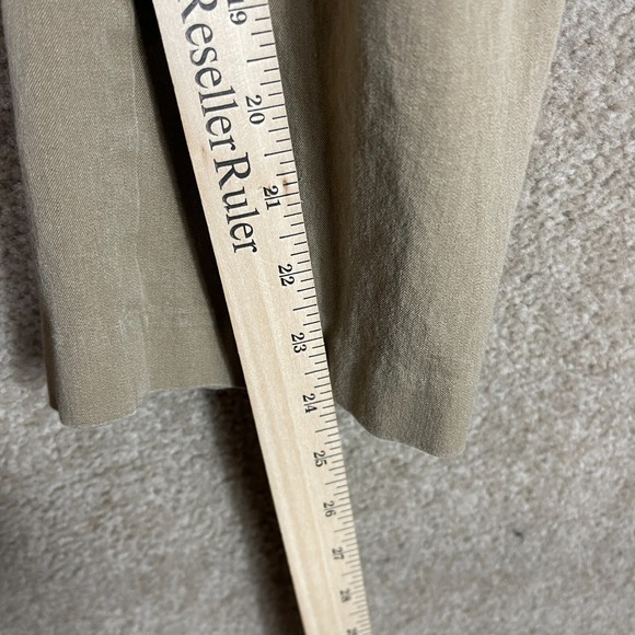 J.Jill Ankle Pants Womens Petite 14P Brown Side Zip Precision Stretch Slim Leg - Picture 7 of 11